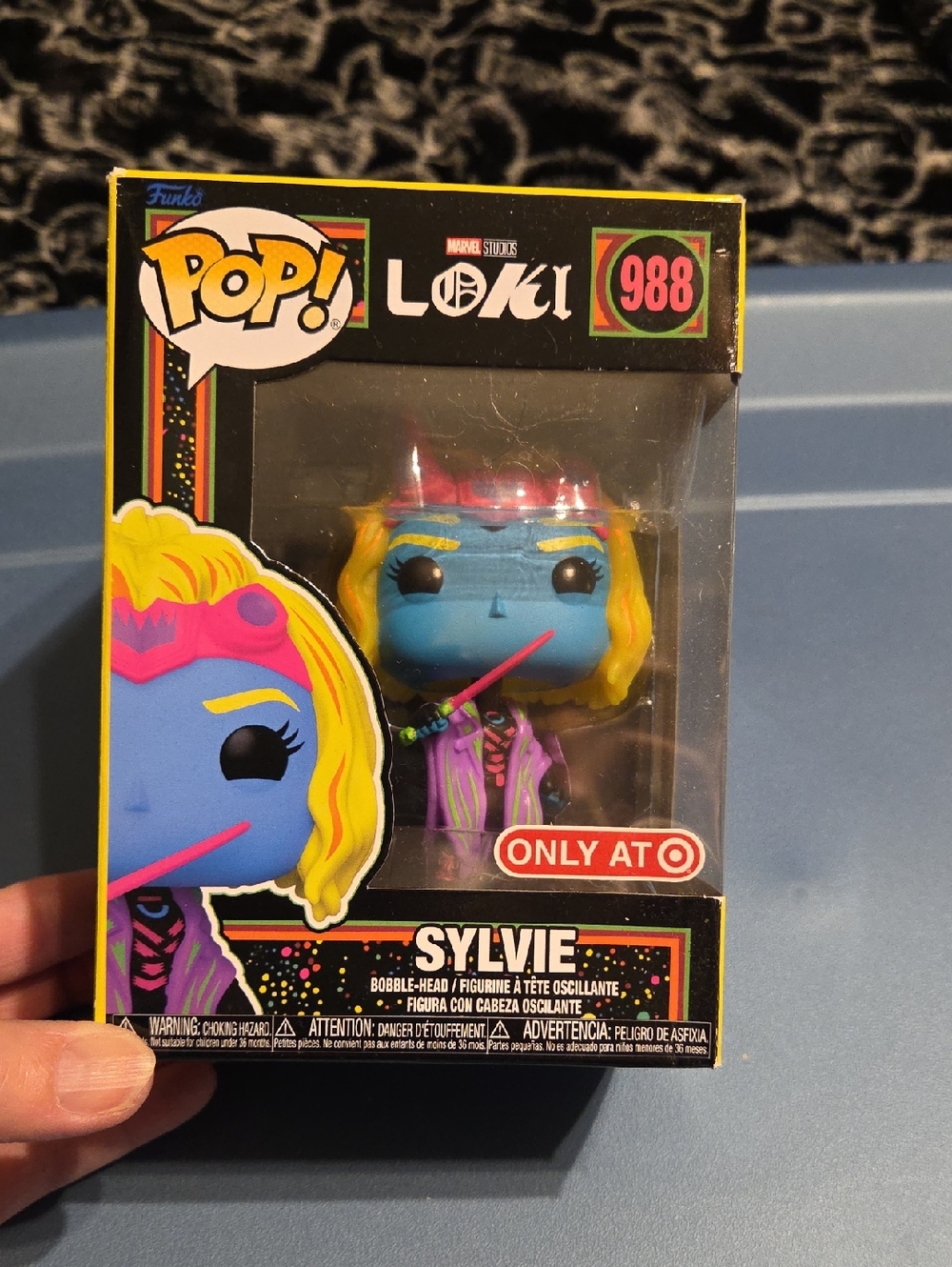 Funko Sylvie Neon Blue & Yellow Vinyl Figure